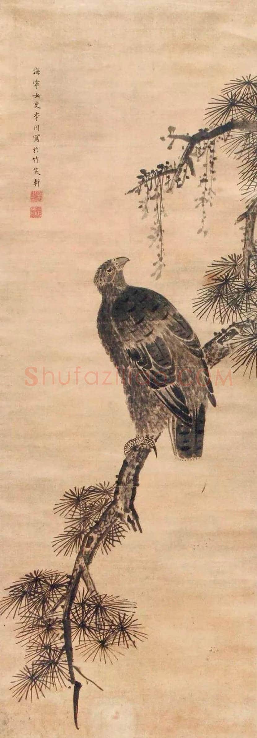 李因作品欣赏 | 书画资料
