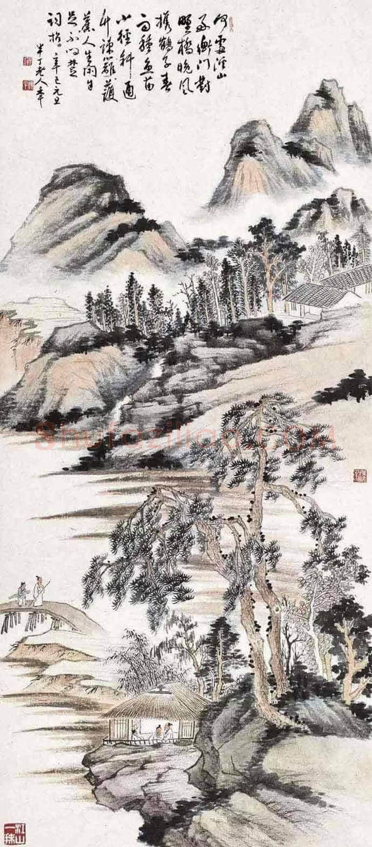 陈半丁山水画欣赏 | 书画知识