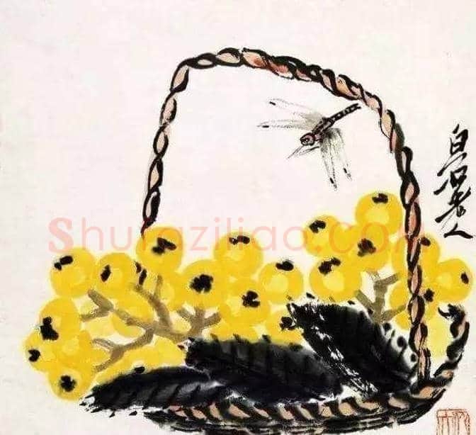 吴昌硕等三位大师画笔下的枇杷 | 书画讲解