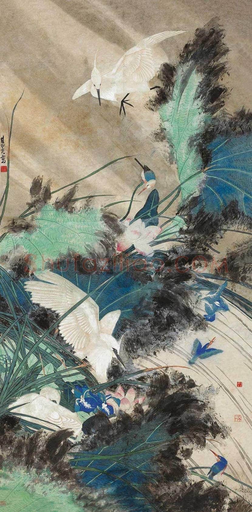 张其翼花鸟画作品欣赏 | 书画科普