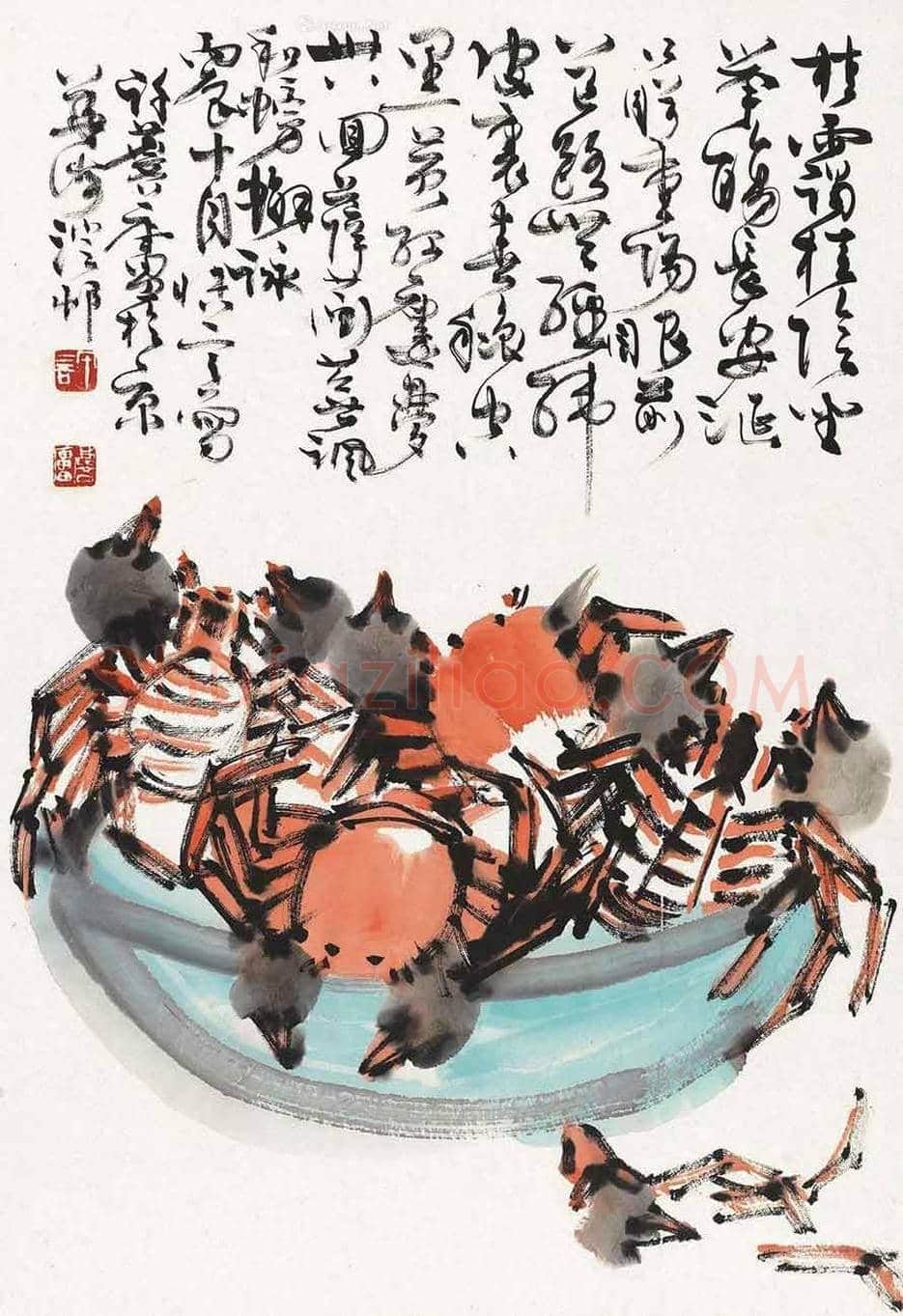 许麟庐写意花鸟作品欣赏 | 书画讲解