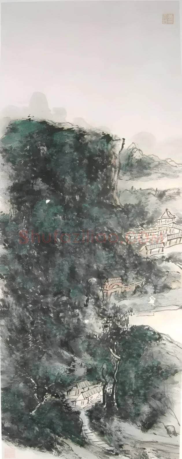 黄宾虹绘画技法丨对积墨表现技法的极致追求 | 书画文摘