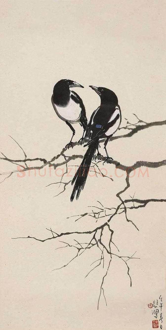 徐悲鸿国画作品欣赏 | 书画资料