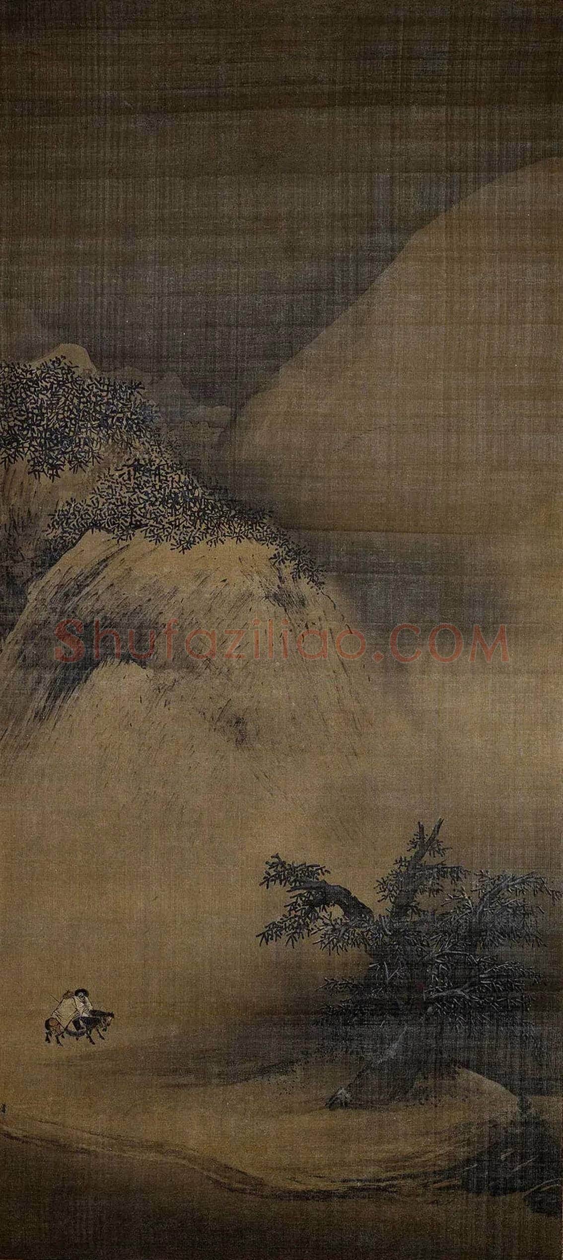 梁楷《雪景山水图》欣赏 | 书画科普