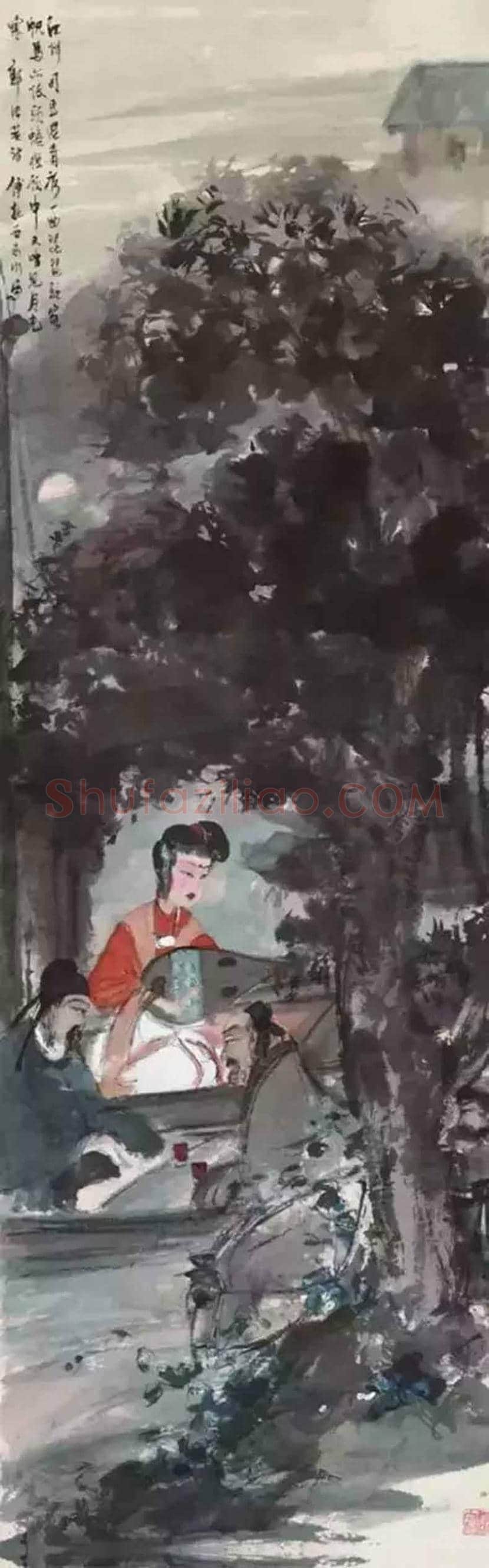 具有古诗意境的傅抱石绘画图赏 | 书画知识