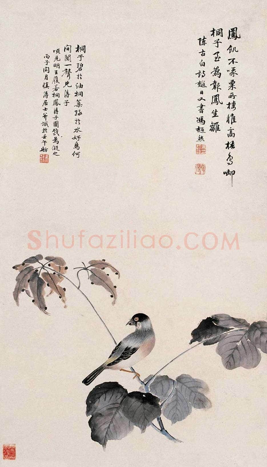 冯超然花鸟作品欣赏 | 书画科普