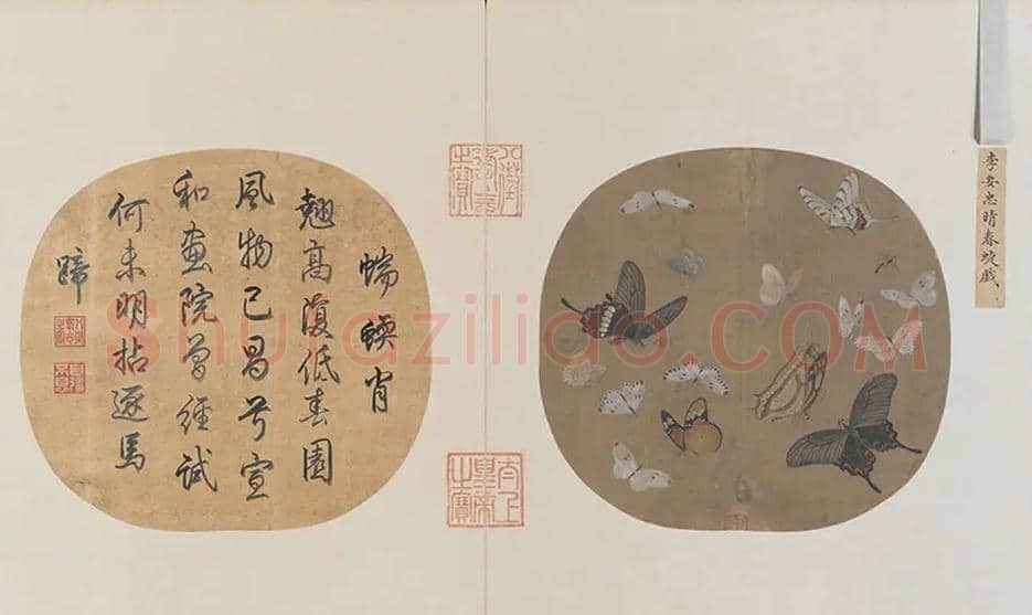 李安忠《晴春蝶戏图》欣赏 | 书画文摘