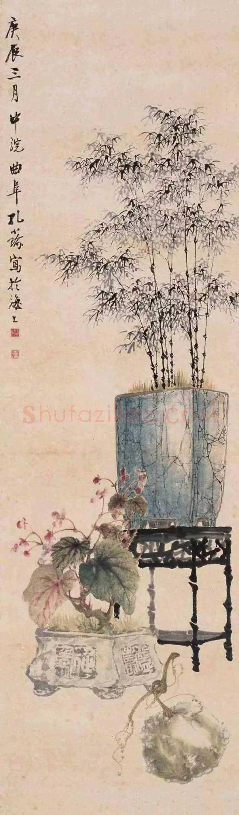 孔小瑜博古画欣赏 | 书画百科