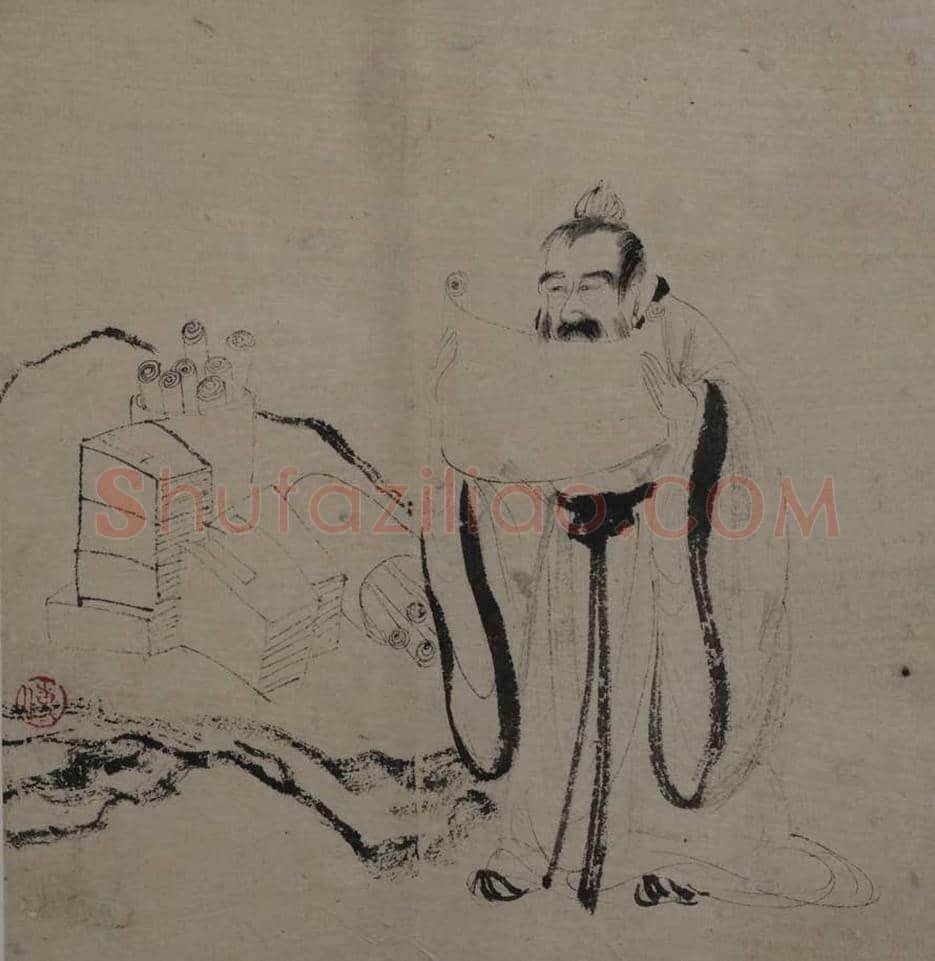 傅抱石《人物册页》图赏 | 著名国画欣赏