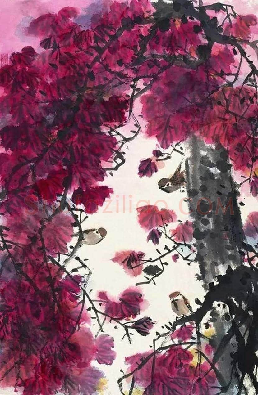 张辛稼花鸟画作品欣赏 | 书画学堂