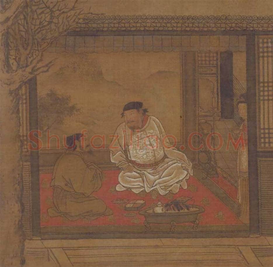 刘俊作品《雪夜访普图》欣赏 | 传世国画赏析