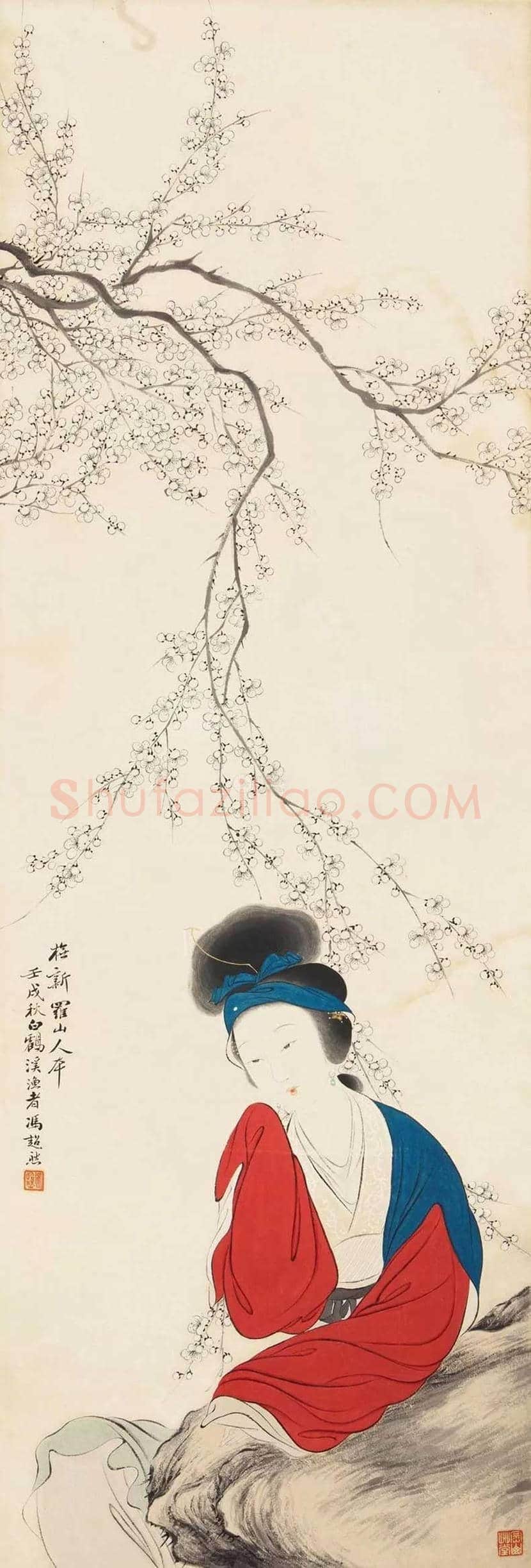 冯超然仕女画欣赏 | 书画常识