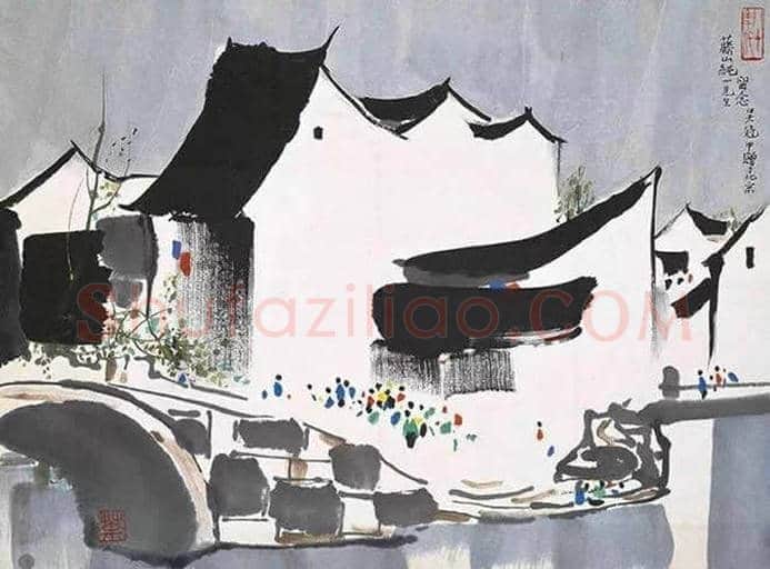 通过吴冠中笔下的《房子》教你如何看懂抽象画 | 书画文摘