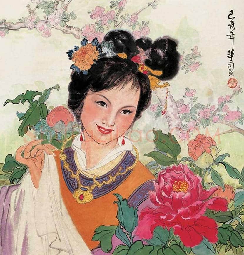 华三川工笔仕女作品欣赏 | 书画科普