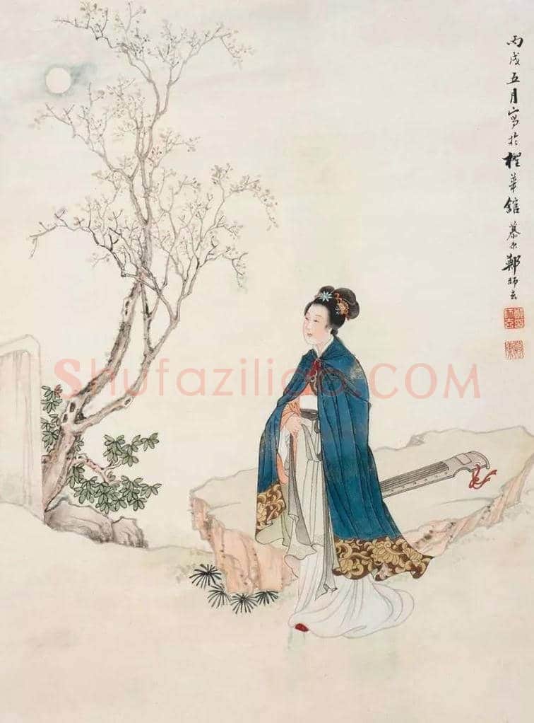 郑慕康人物画作品欣赏 | 书画资料