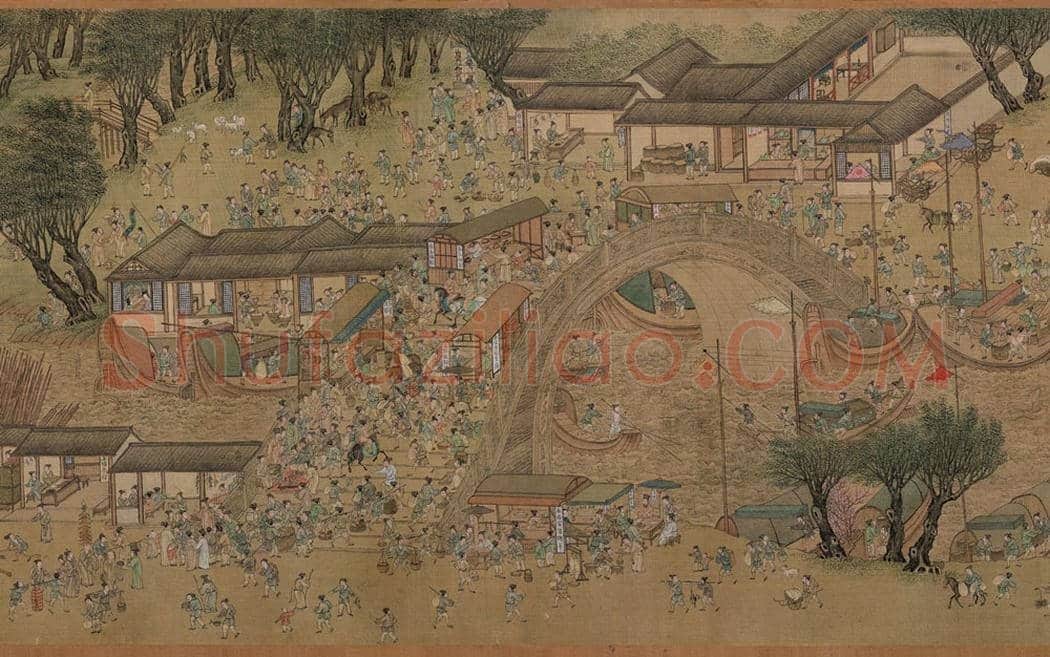 仇英《清明上河图》 欣赏 | 著名国画图片