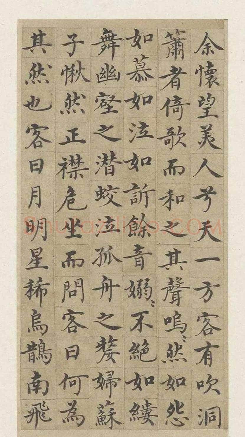 沈度《赤壁赋》欣赏 | 书画知识