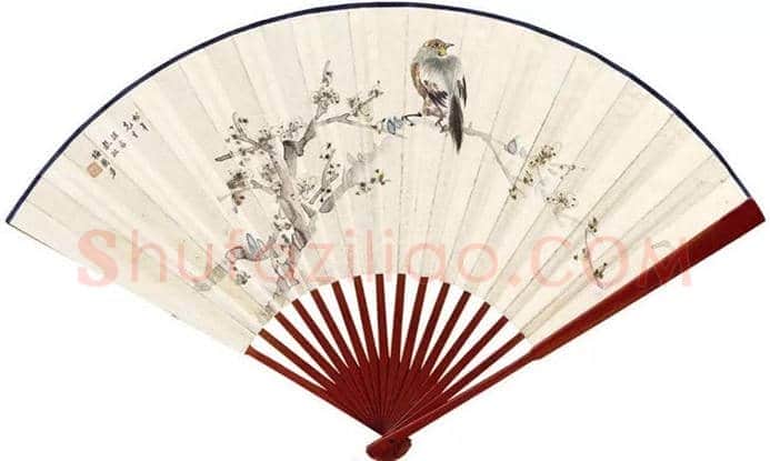 梅兰芳花鸟扇面欣赏,清丽秀雅! | 书画百科