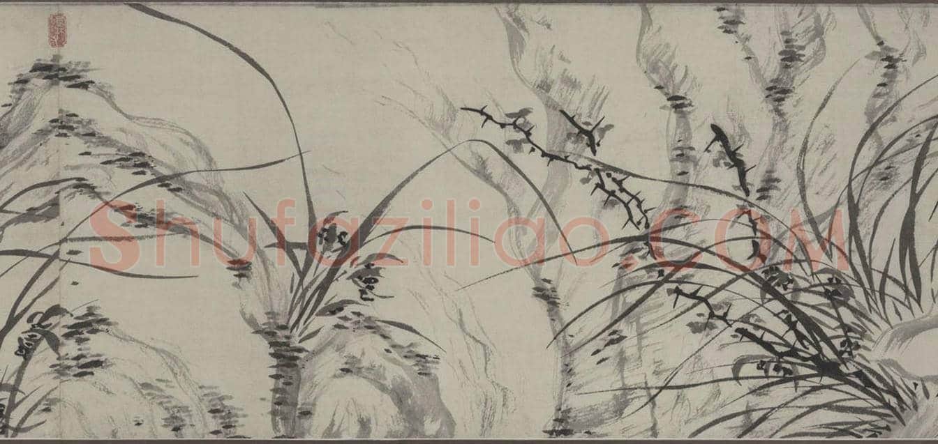 文徵明《漪兰竹石图卷》欣赏 | 书画科普
