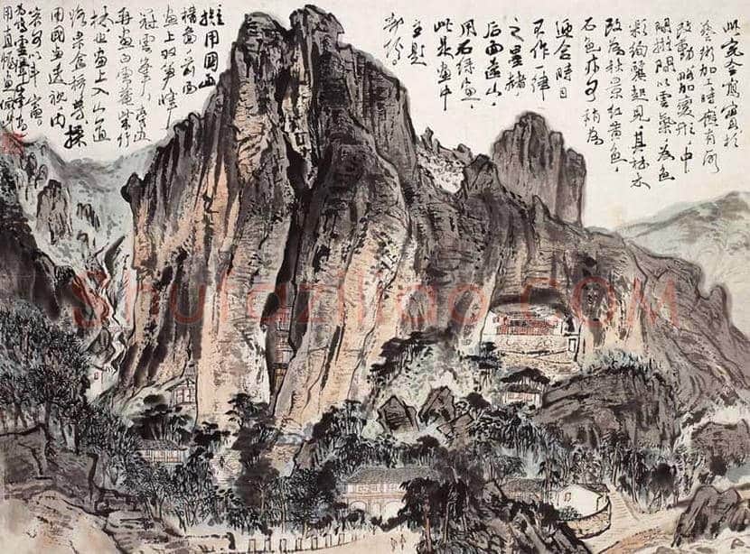 陆俨少山水画作品欣赏 | 书画学堂