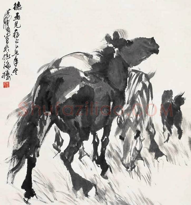 黄胄笔下的牛马羊 | 书画文摘
