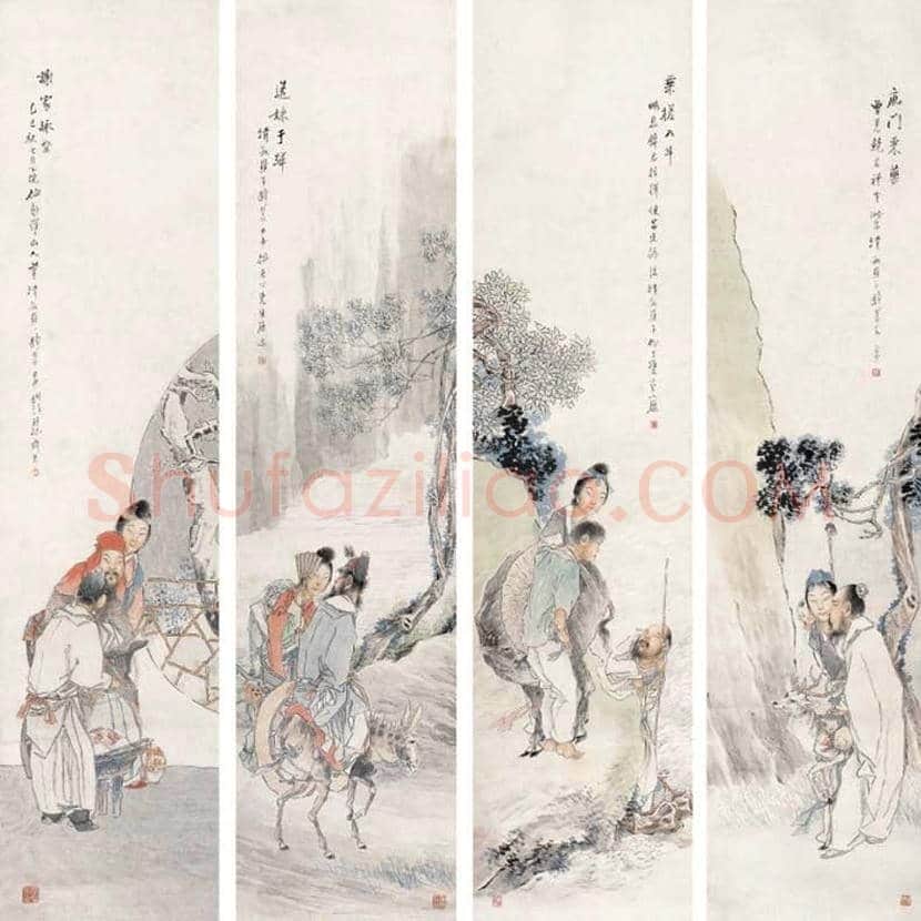 钱慧安作品欣赏 | 书画资料