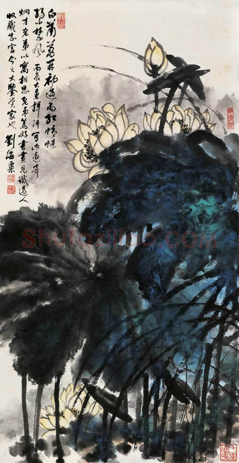 刘海粟经典作品高清全集 | 书画文摘