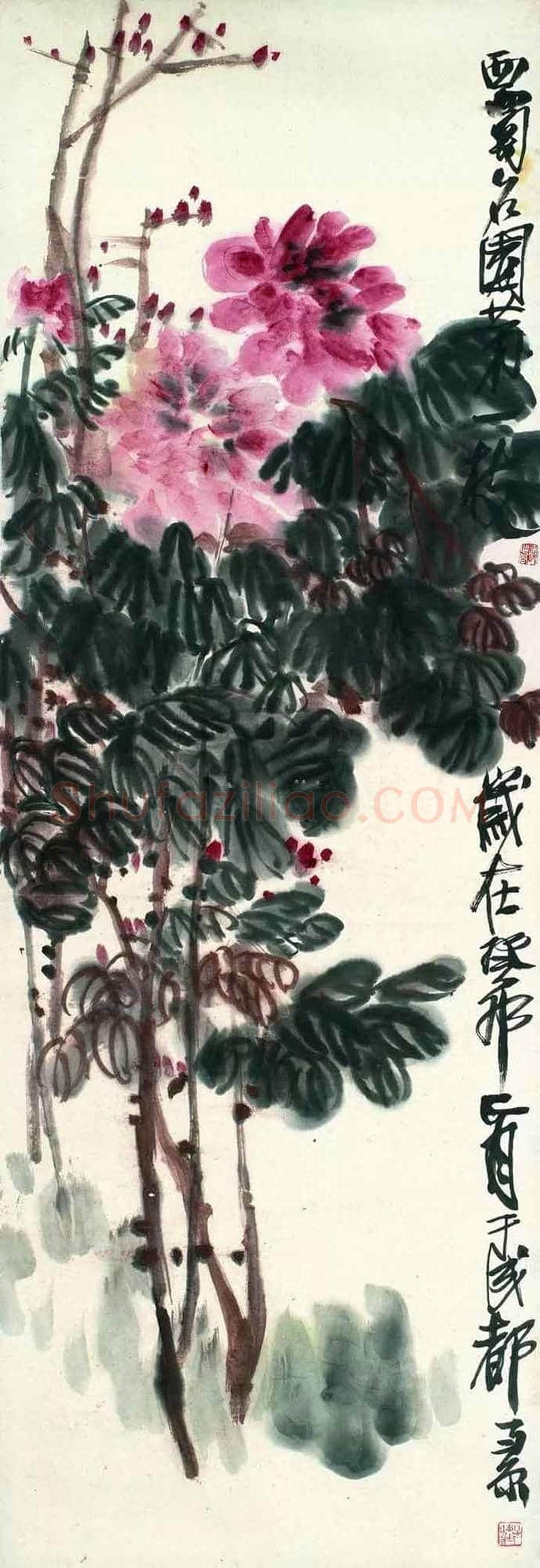 陈子庄作品拍卖价格，多少钱一平尺？ | 书画百科