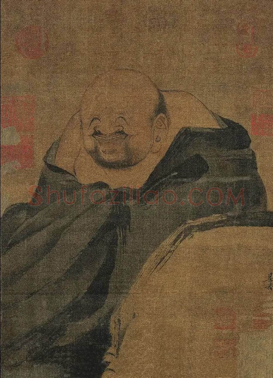 梁楷《布袋和尚图》欣赏 | 书画常识