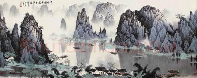 白雪石绘画作品《桂林山水》欣赏(100幅) | 书画文摘