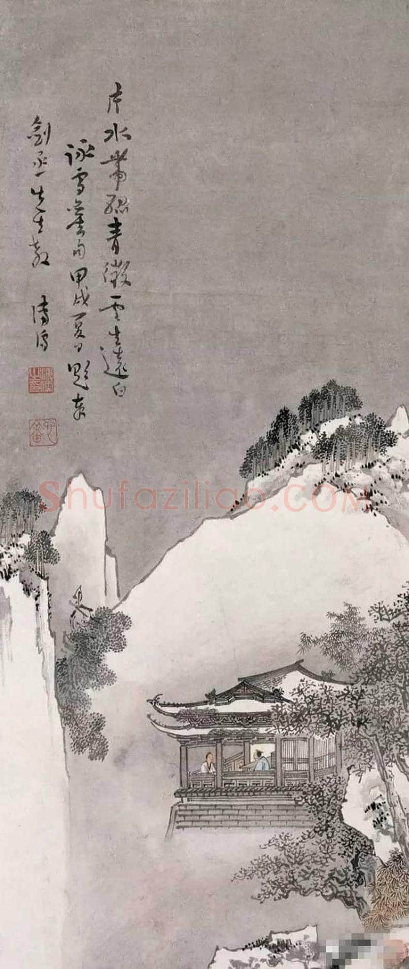 溥儒雪景山水作品欣赏 | 书画讲解
