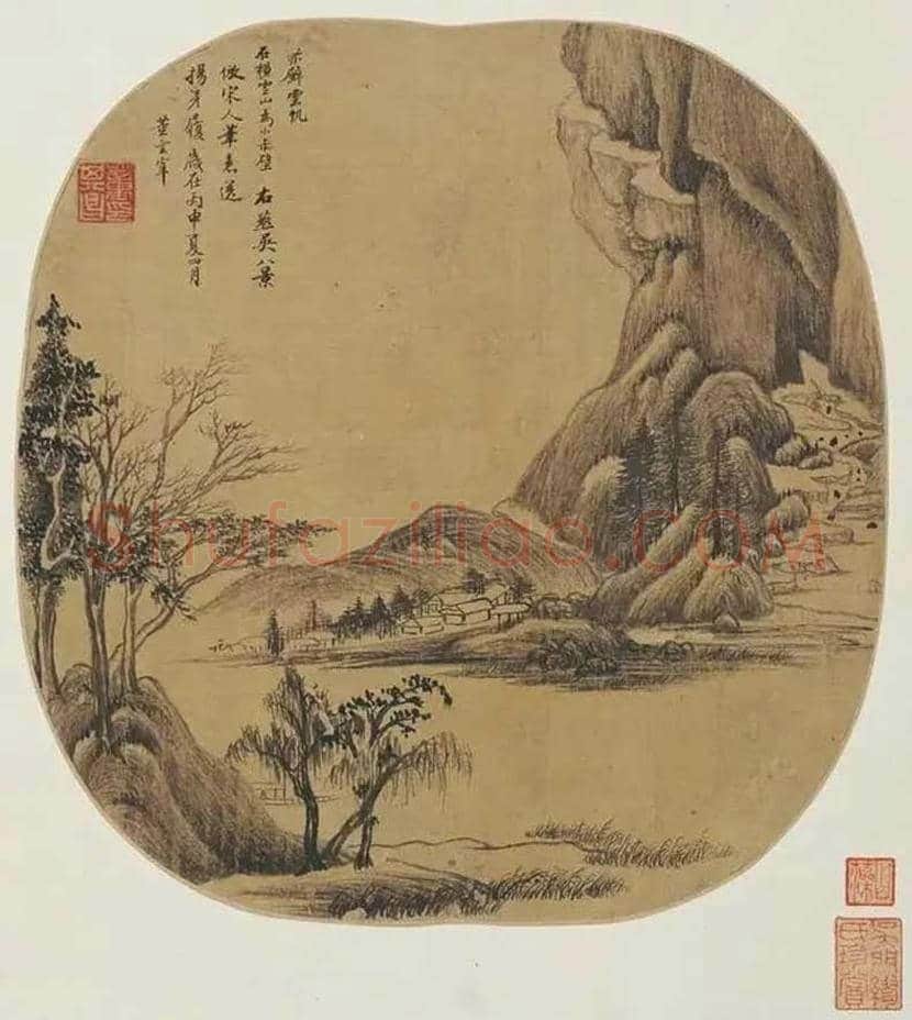 董其昌《燕吴八景图》欣赏 | 书画资料