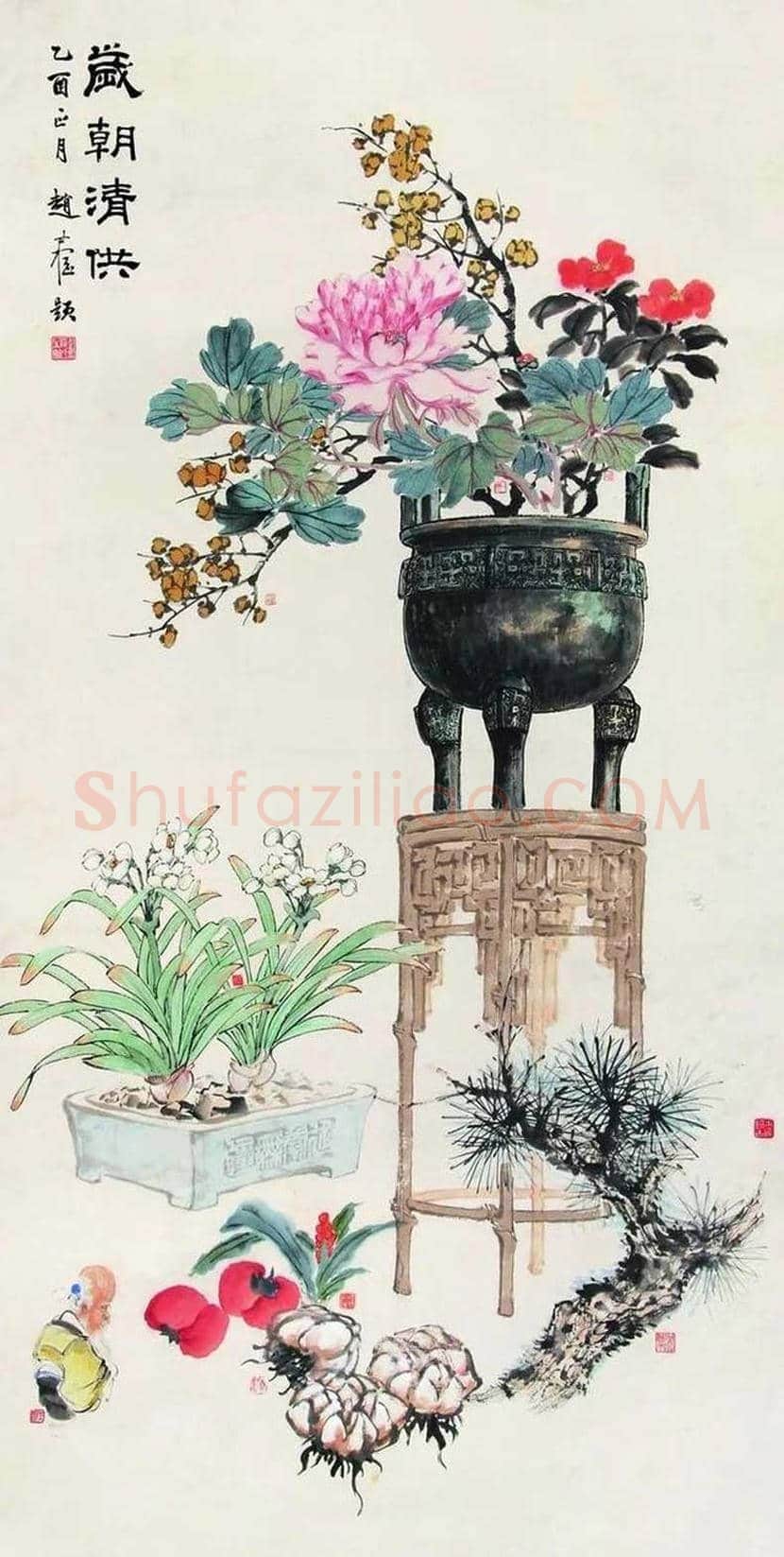 赵叔孺花鸟画欣赏 | 书画科普