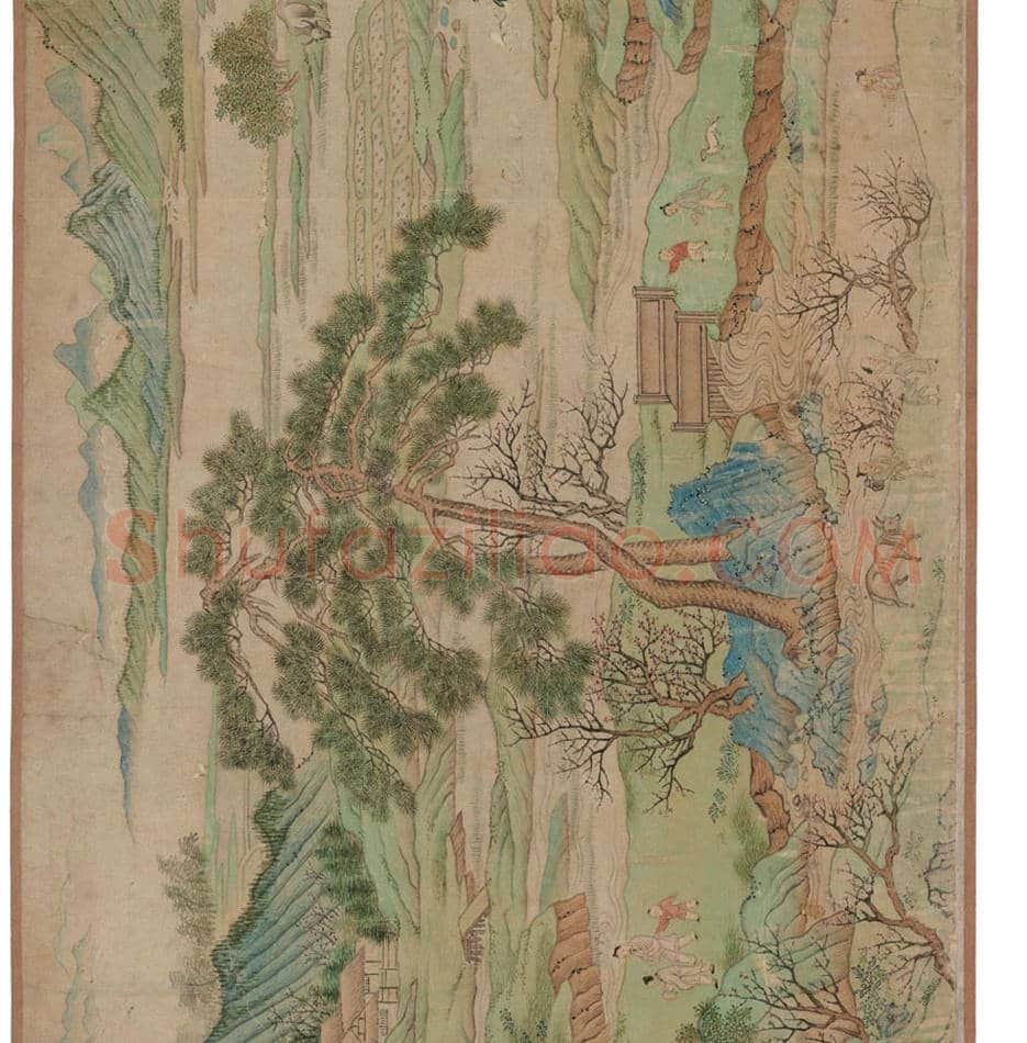 仇英《桃花源图》欣赏 | 著名国画欣赏
