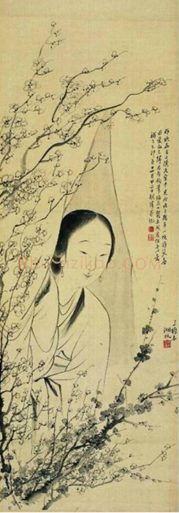 吴湖帆人物画欣赏 | 书画资料
