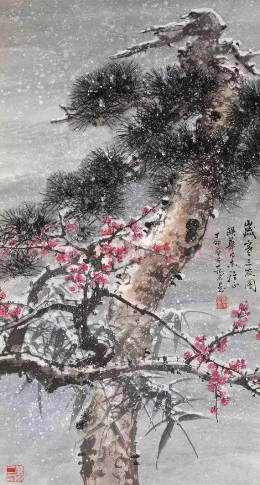 乔木花鸟作品欣赏 | 书画百科