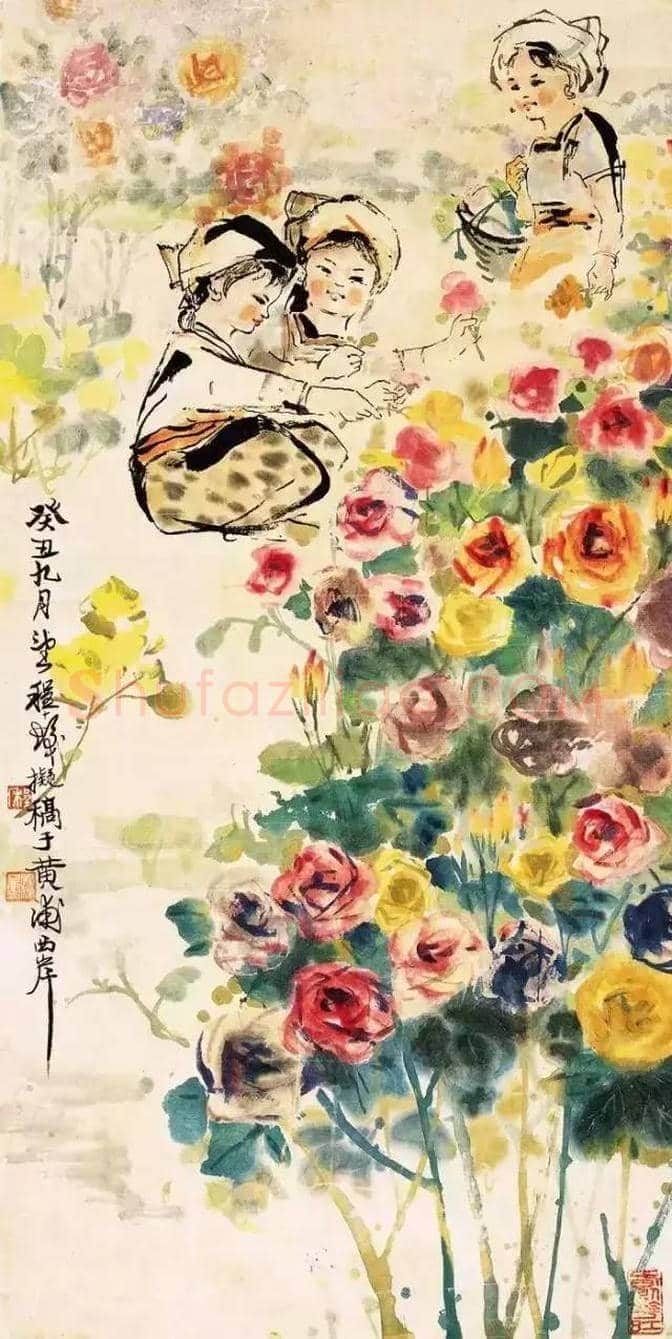 程十发最美人物画欣赏 | 书画知识