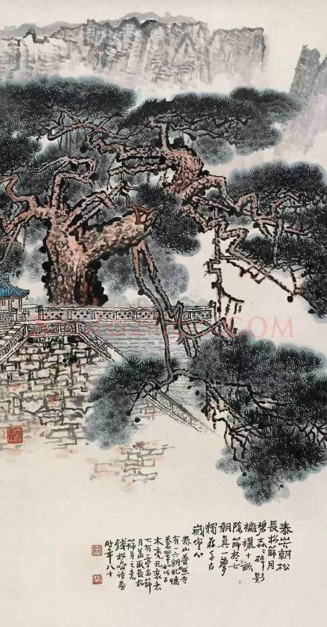 钱松嵒画松力作欣赏 | 书画学堂