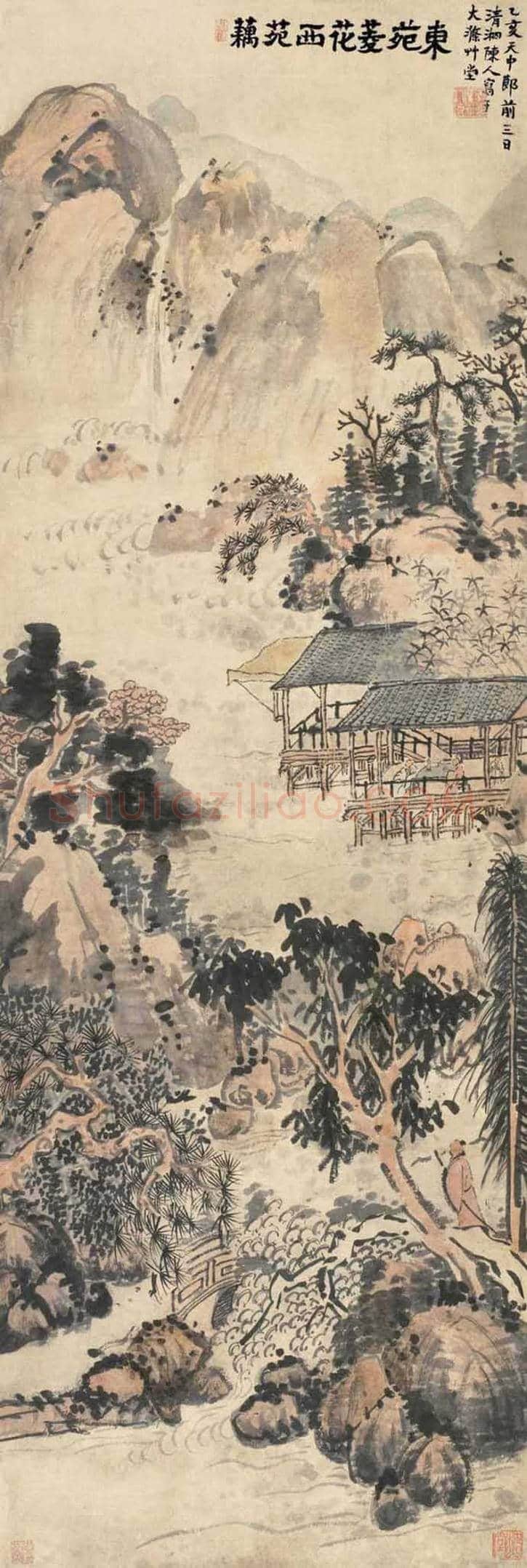 石涛山水画精品欣赏 | 书画常识