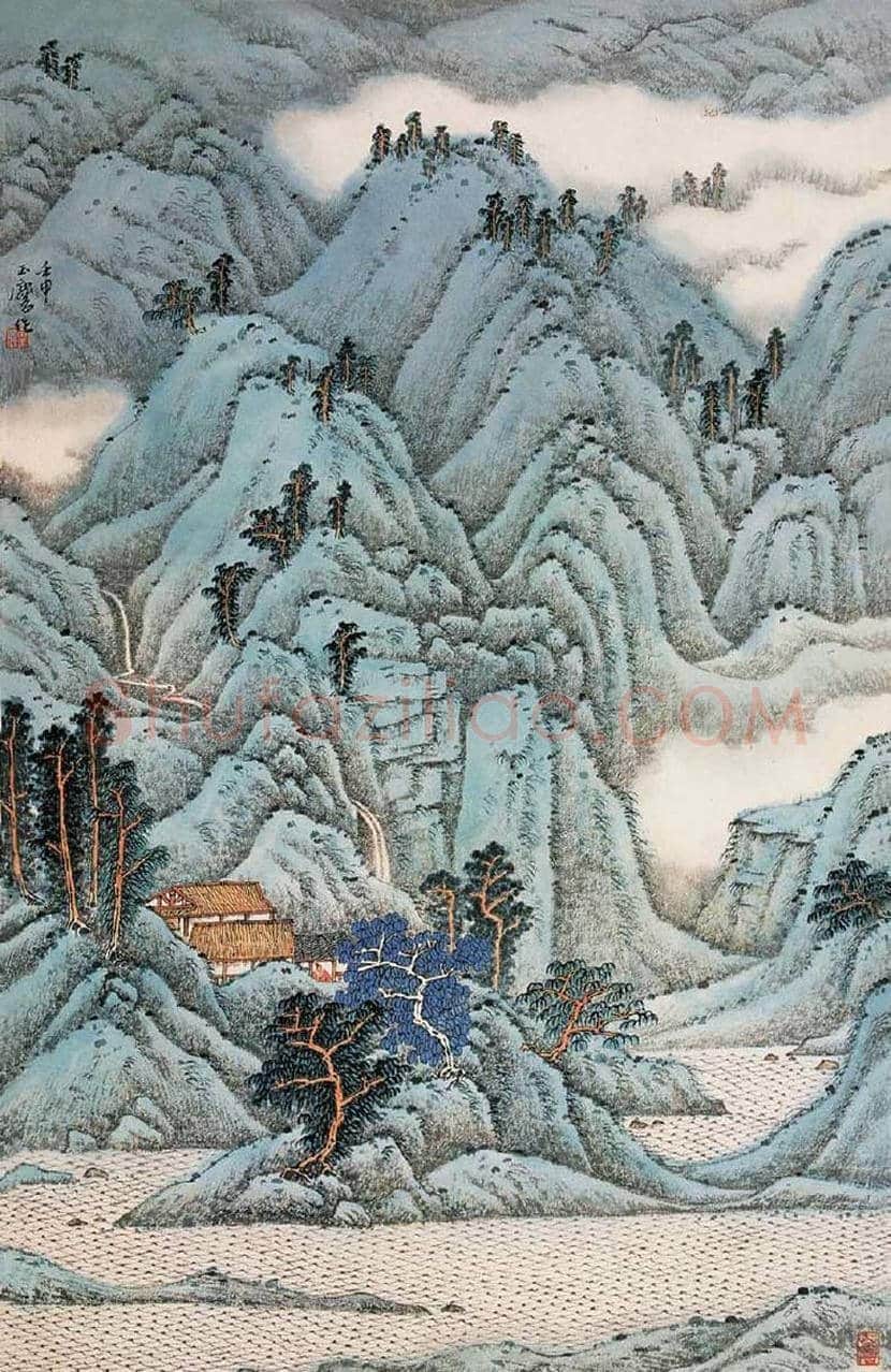 宋玉麟山水画作品欣赏 | 书画文摘