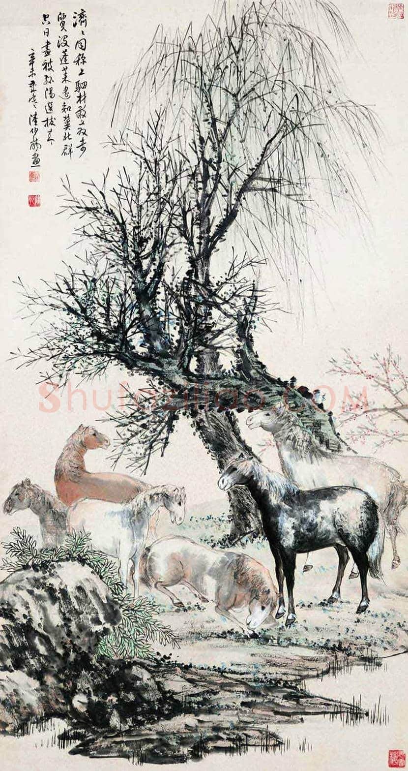 陆伯龙书画作品欣赏 | 书画资料