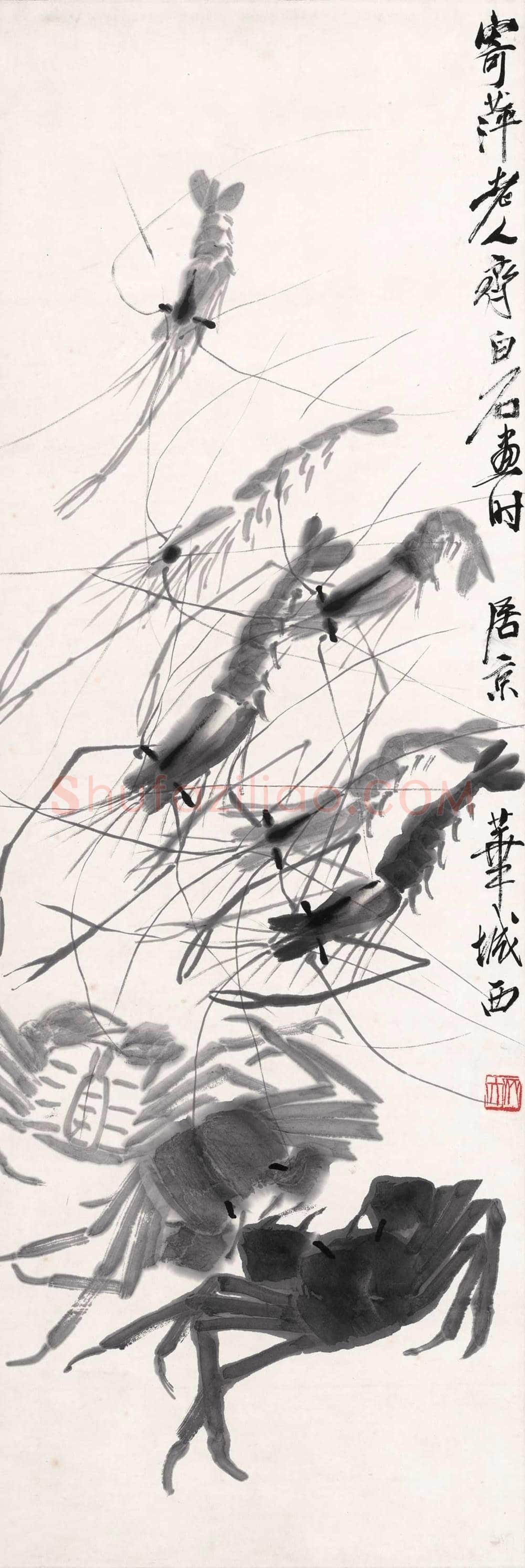 齐白石作品高清大图欣赏 | 书画百科