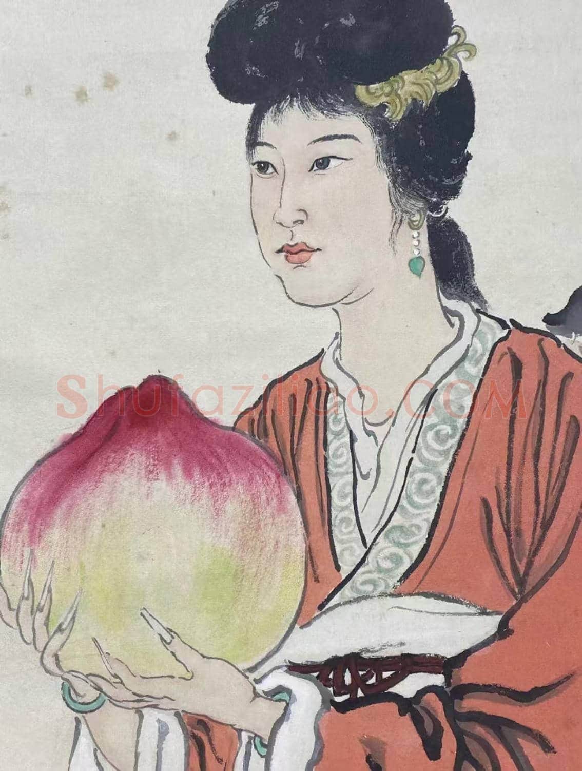 喜庆吉祥——徐悲鸿珍品《麻姑献寿》 | 国画作品