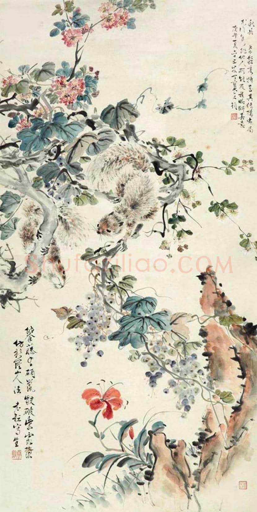 丁宝书花鸟画作品欣赏 | 书画科普