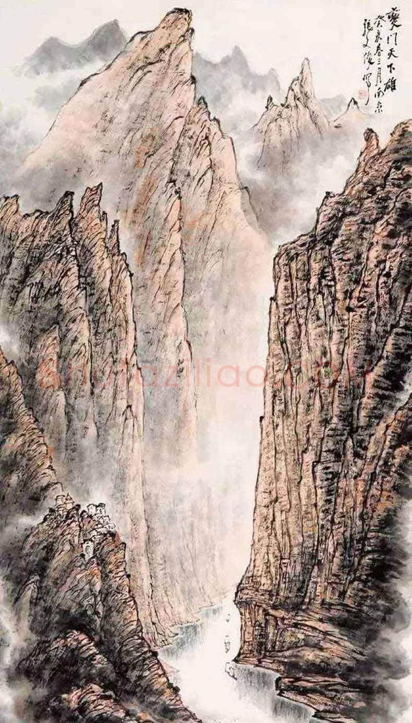 张文俊山水画欣赏 | 书画文摘
