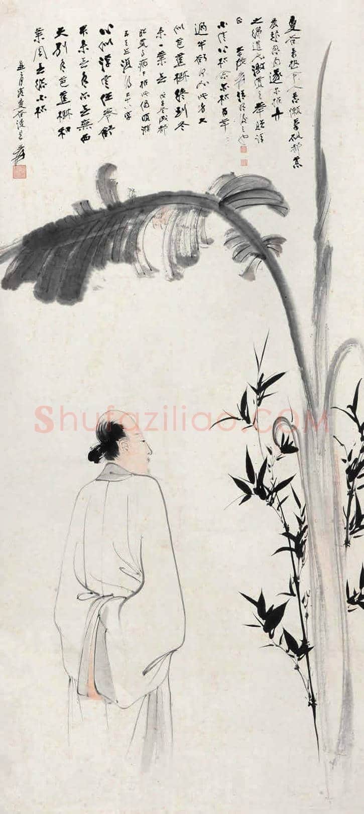 张大千高士图拍卖价格 | 书画学堂