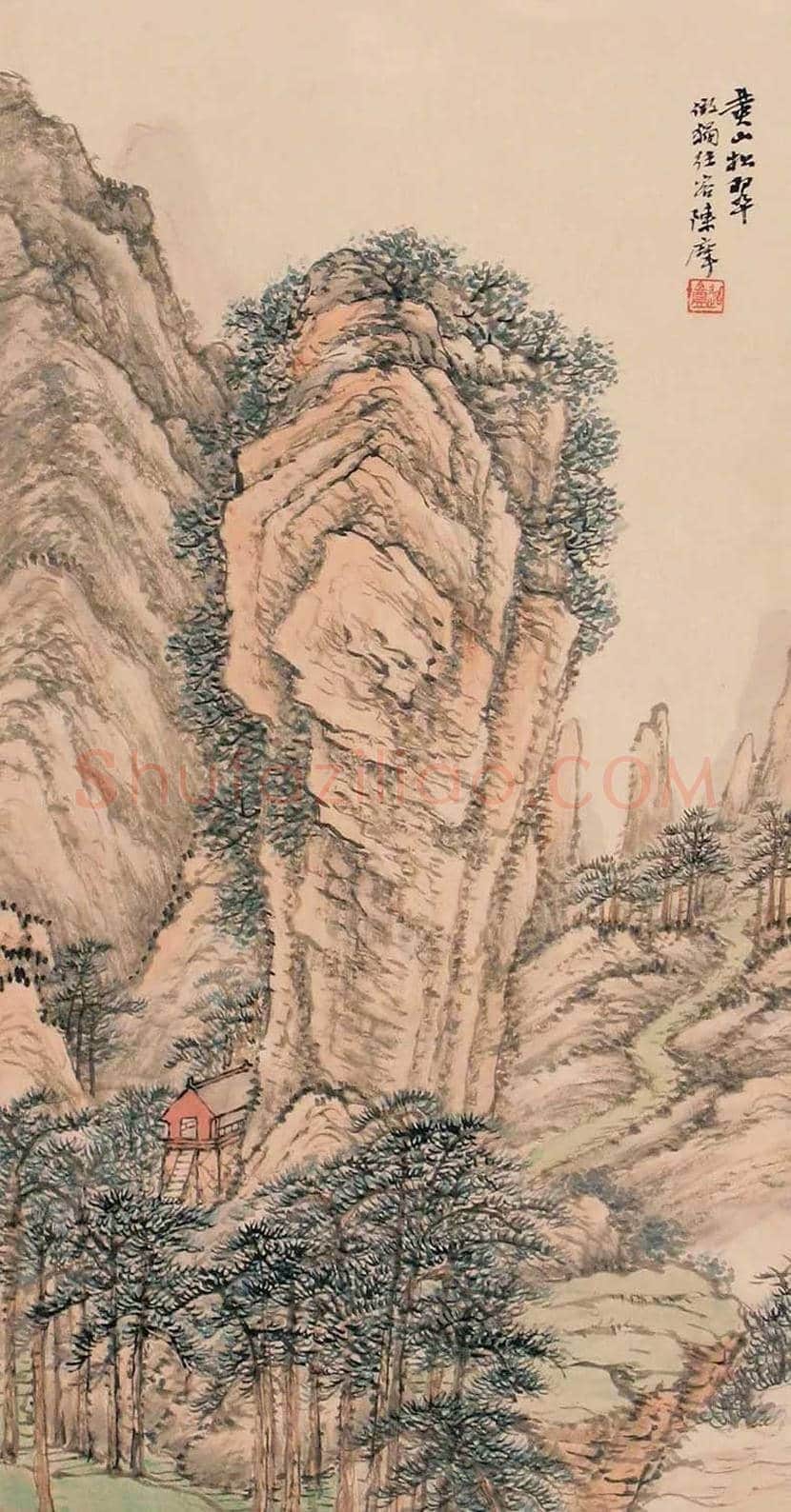 陈摩作品欣赏 | 书画资料