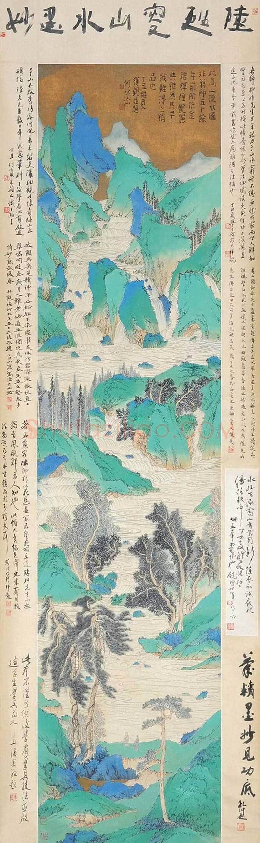 陆抑非山水画作品欣赏 | 书画资料
