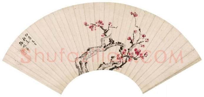 梅兰芳花鸟扇面欣赏,清丽秀雅! | 书画百科