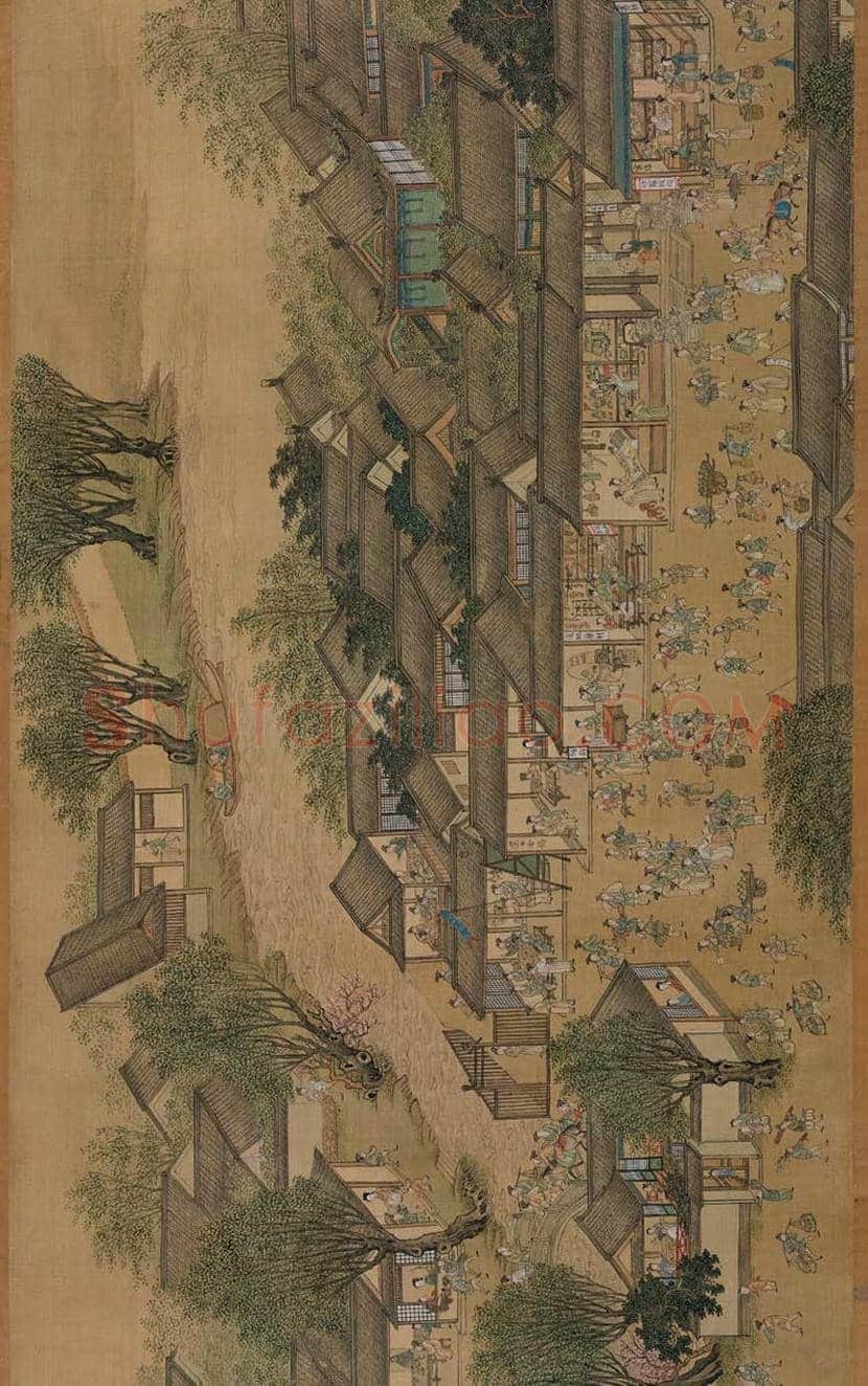 仇英《清明上河图》 欣赏 | 著名国画图片